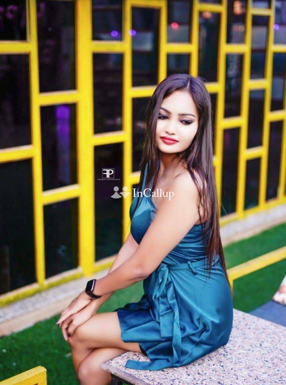 known for being flirty tempting black eyes and blue hair available for flexible hours - Call Girls in Hospet