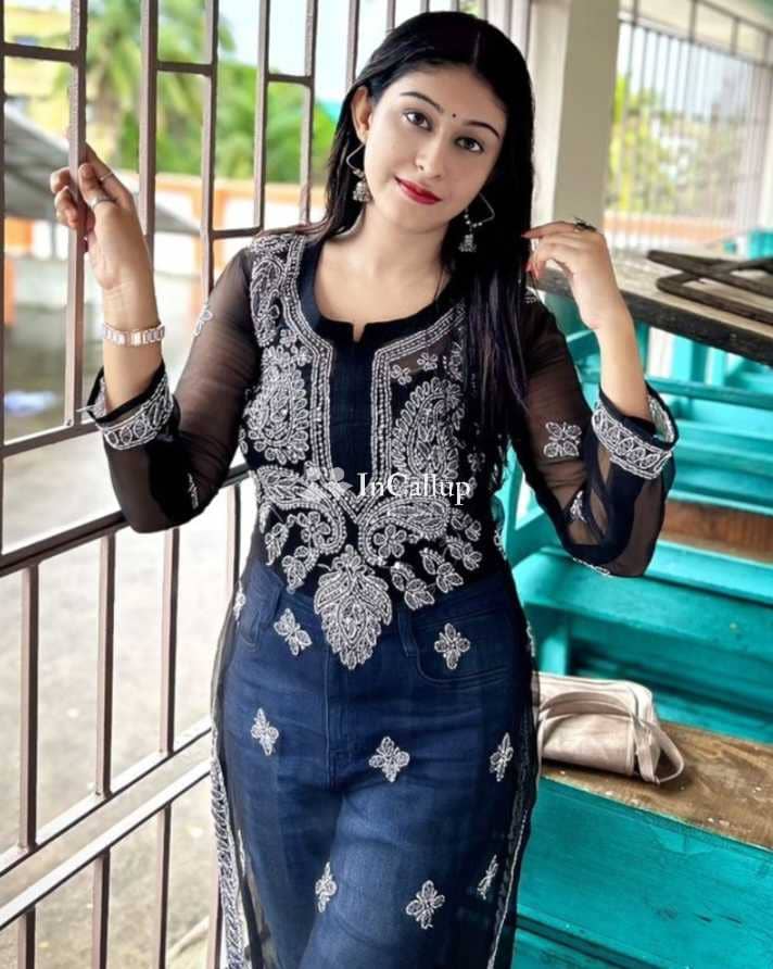 known for being angelic escort available in surat cute blonde eyes and black hair - Call Girls in Surat